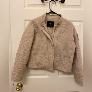 7 for all mankind women’s small quilted jacket